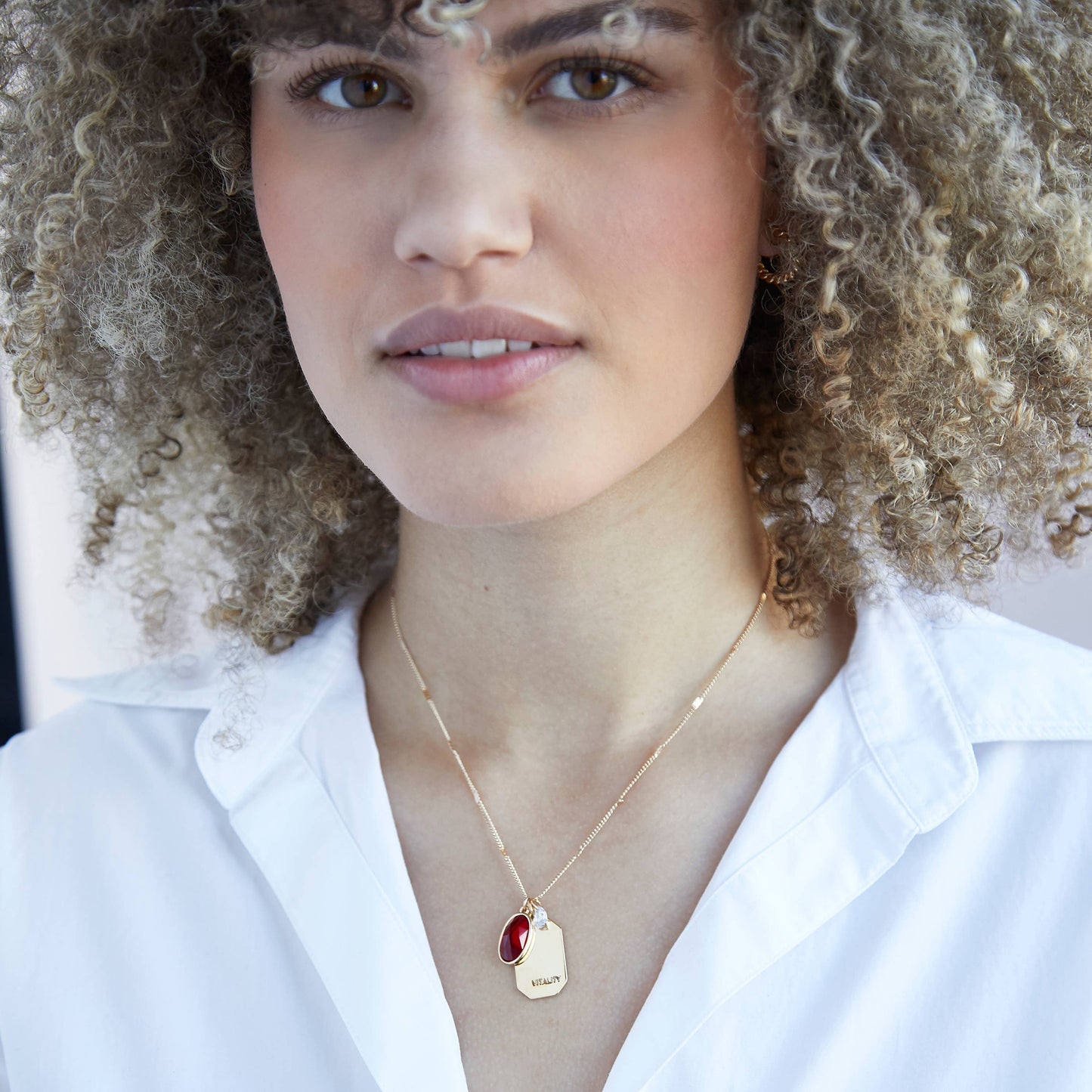 July Birthstone Necklace | Birthday Jewelry