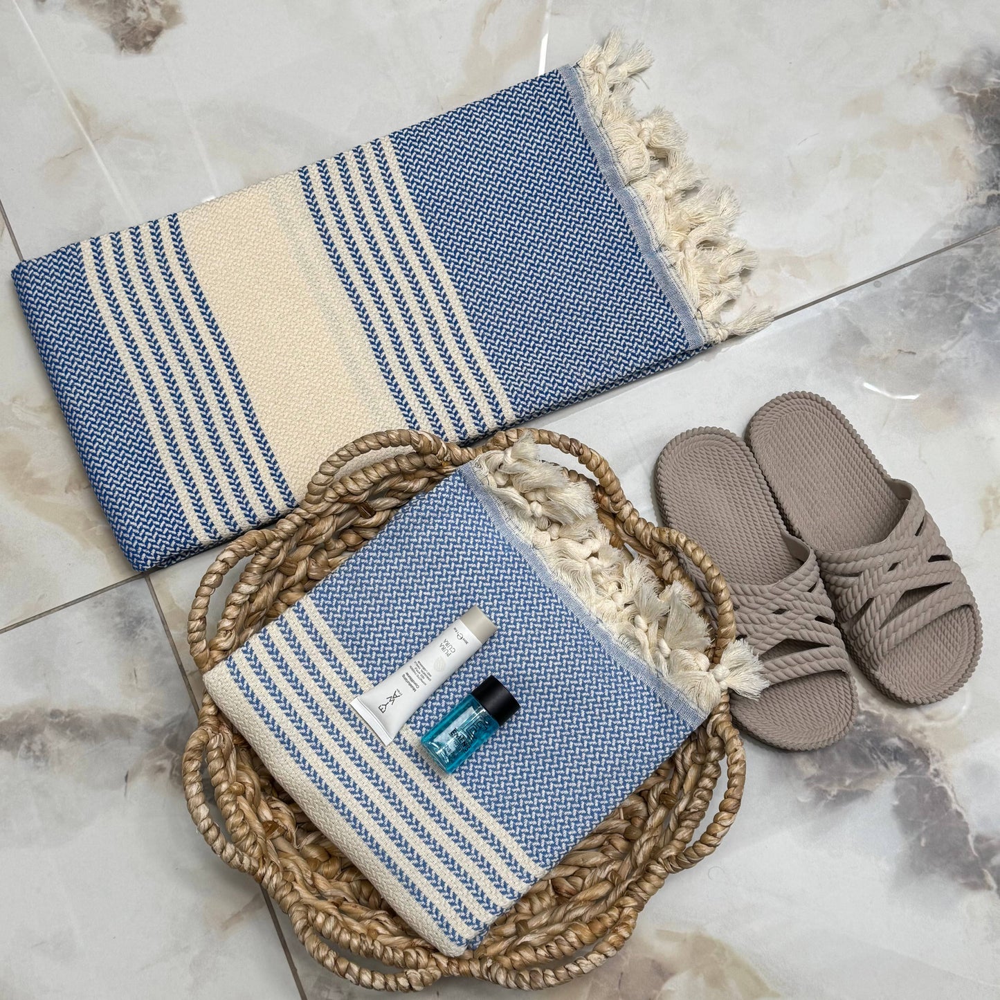 Classic Turkish Towel, Cotton Towel Throw