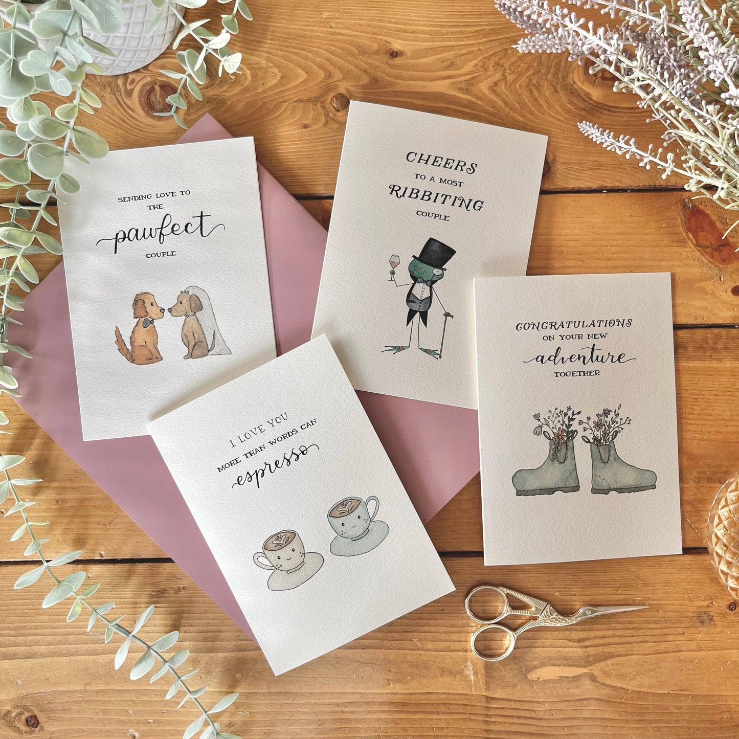 Pawfect Couple Card