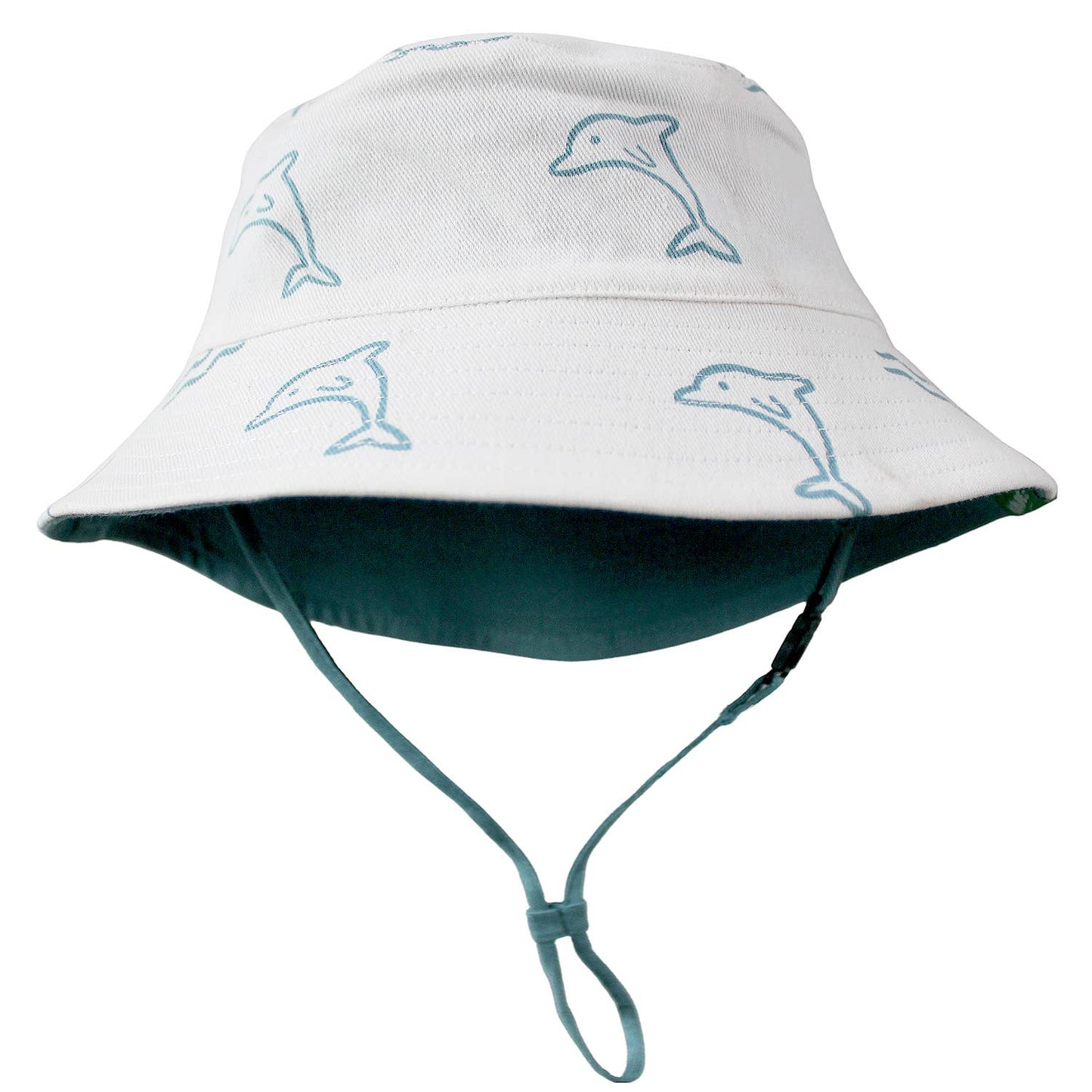 Reversible Organic Cotton Bucket Hats: Small (6-12 Months) / Pineapples and Honey