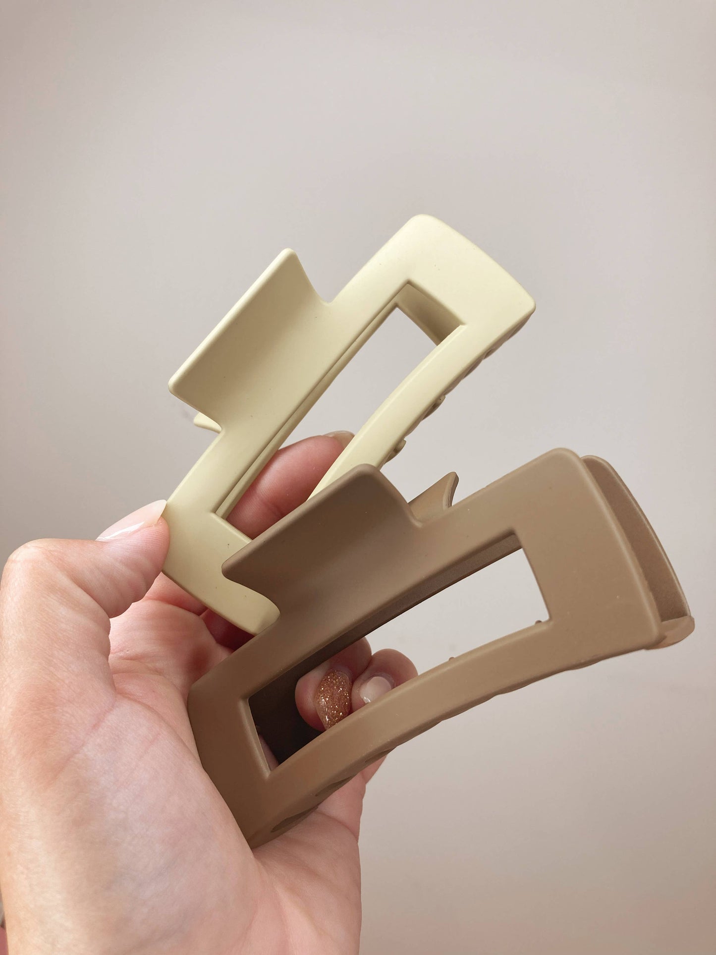 Chocolate* MATTE Claw Clip Large