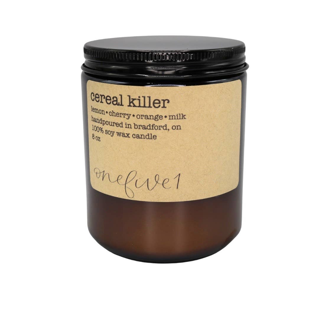 Cereal killer soy wax candle