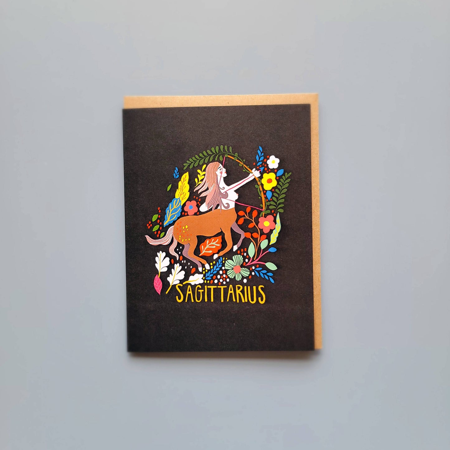 Sagittarius Zodiac Greeting Card