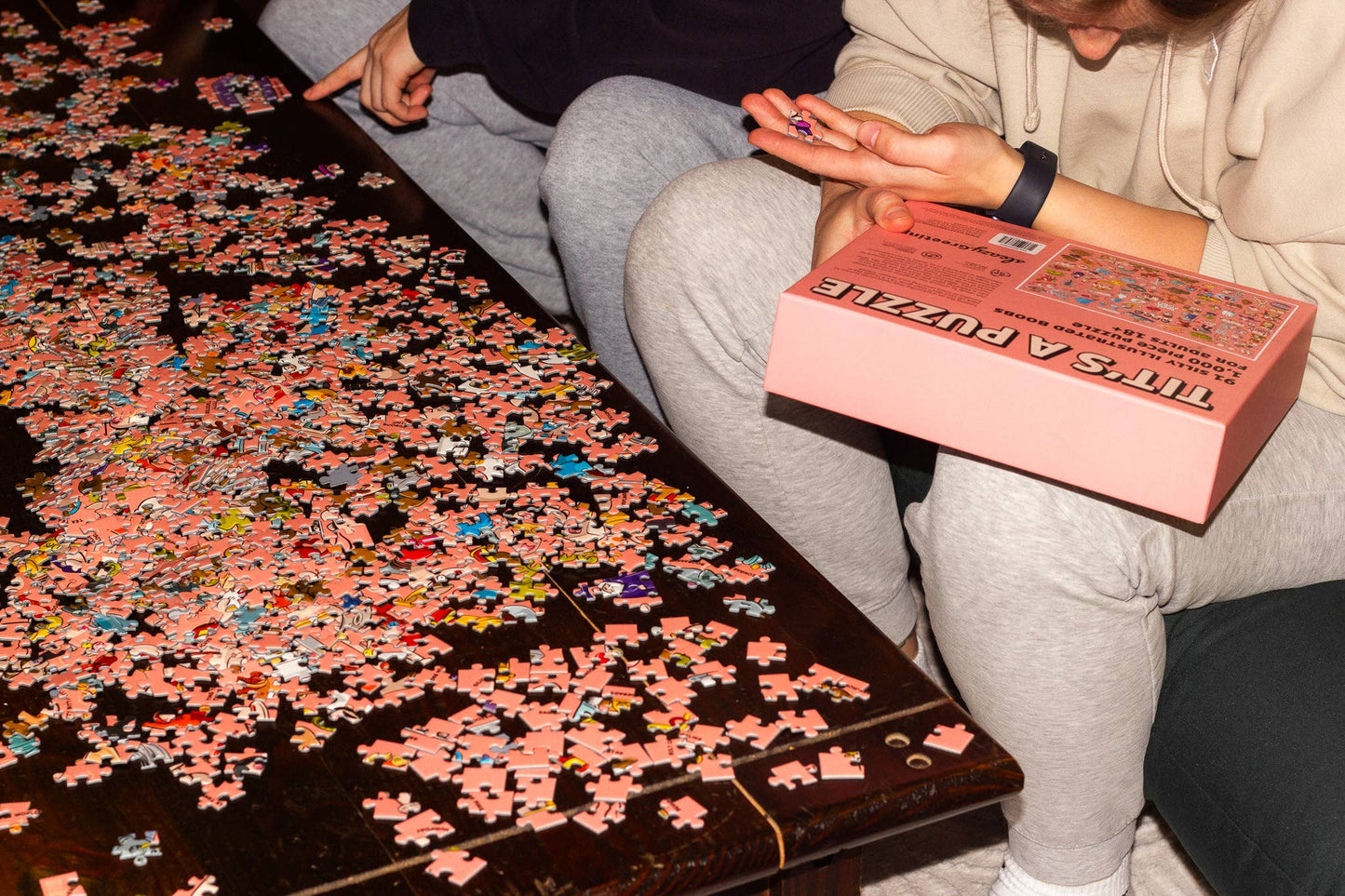 Tit's A Puzzle - Funny Boob Themed 1000 Piece Jigsaw Puzzle