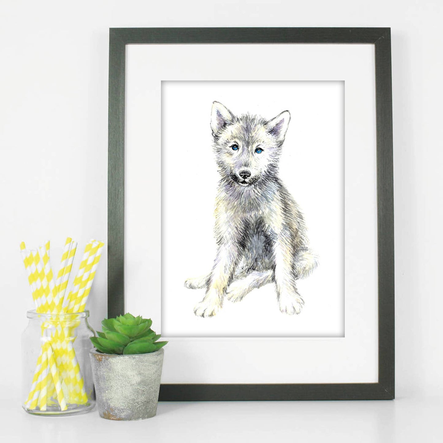 Baby Wolf Art Print