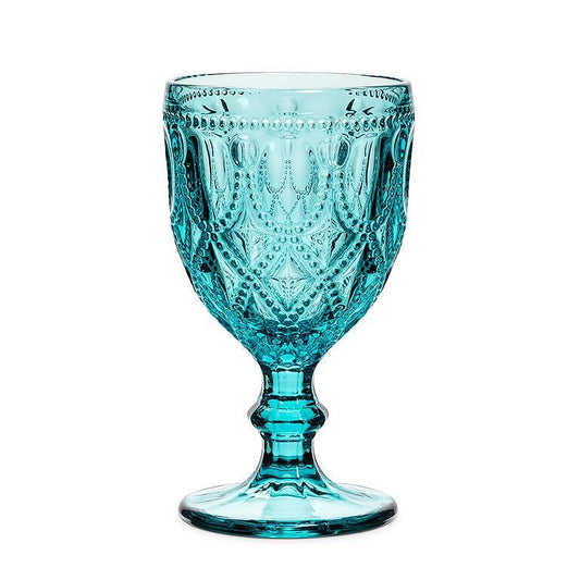 Beaded Goblet Glass