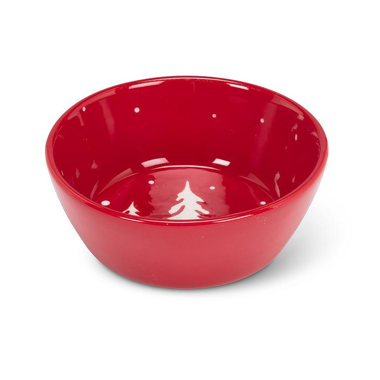 Small Bowl Red Trees