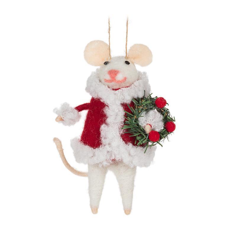 Mouse with Wreath