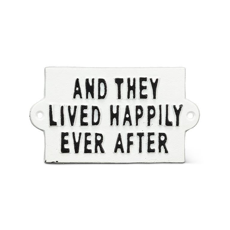 Sign-and they lived happily ever after