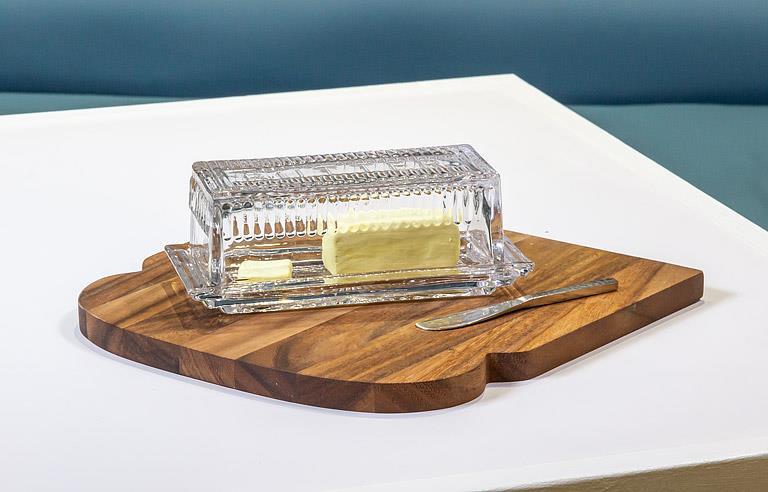 Butter Dish and Cover Quarter Pound
