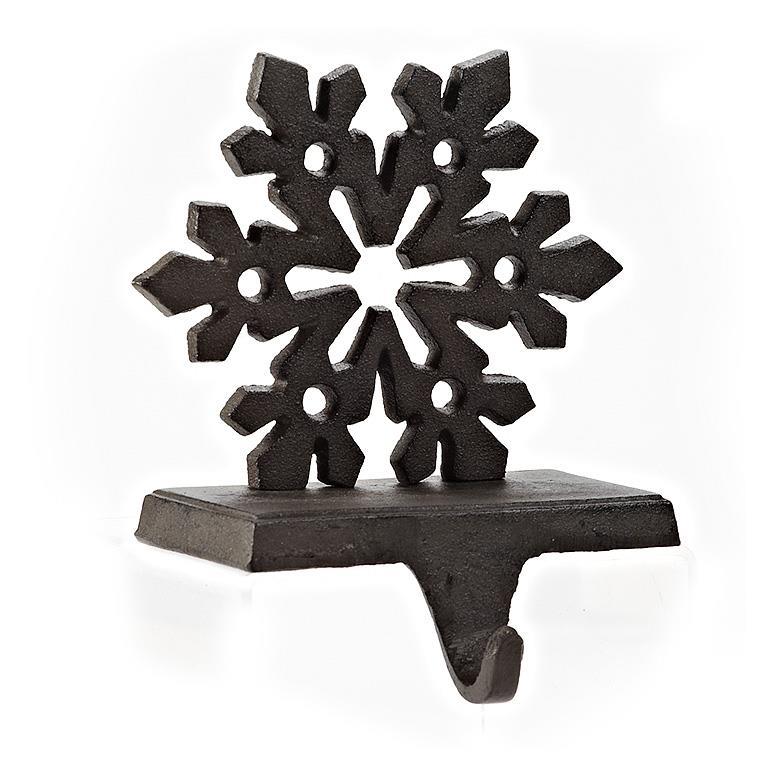 Iron Snowflake Stocking Holder