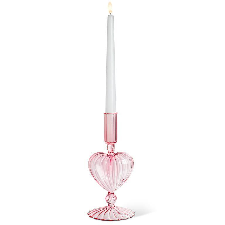 Heart taper candle holder