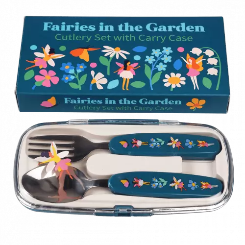Cutlery Set with Carry Case Fairies in the Garden