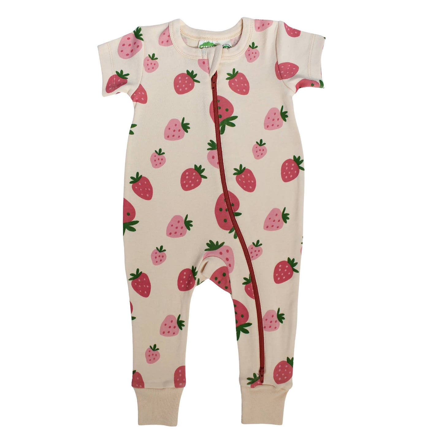 Signature Print '2-Way' Zip Romper - Short Sleeve: Oh Canada / 6-12 Months