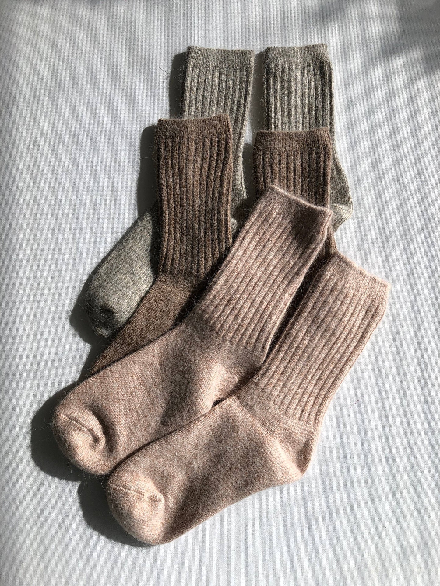 ROYAL ANGORA WOOL SOCKS - mélange