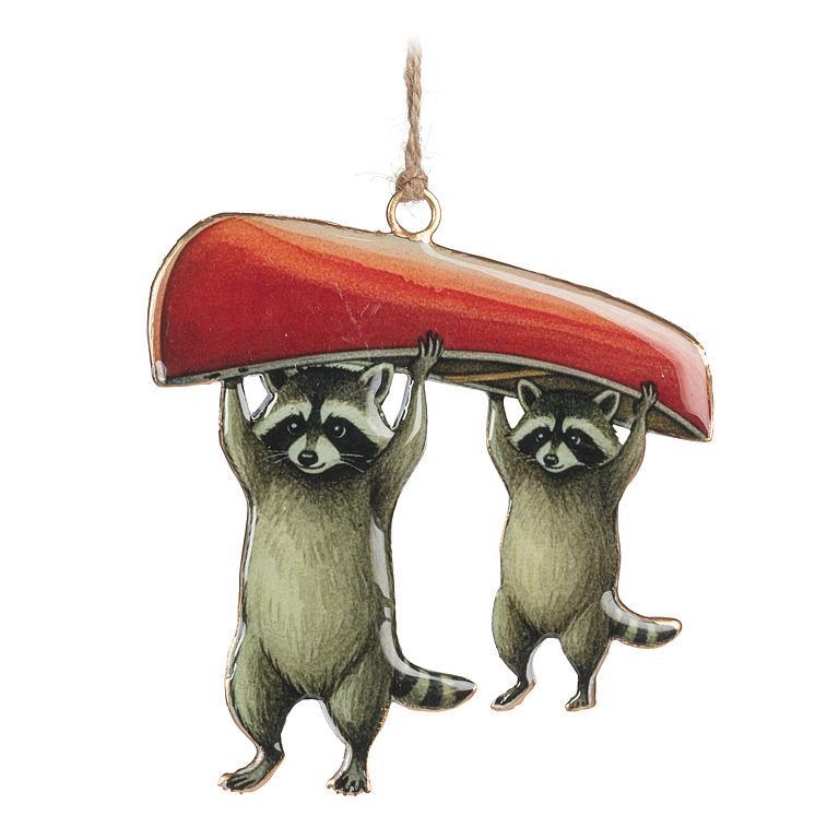 Portage Racoons Ornament