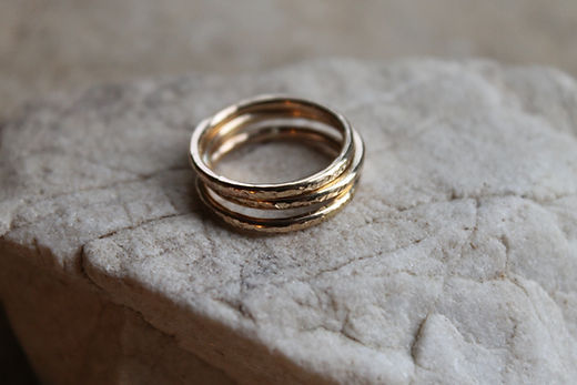 Rings Stackers 14 k Gold Filled- Pacific Alchemy
