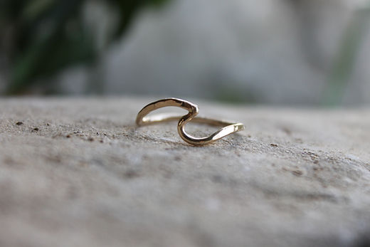 Ring Wave Gold filled wave- Pacific Alchemy