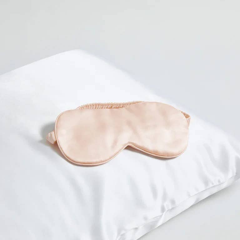 Silk Sleep Mask *Soft Pink 100% Organic
