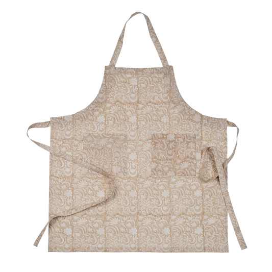 Clementine Block Print Apron