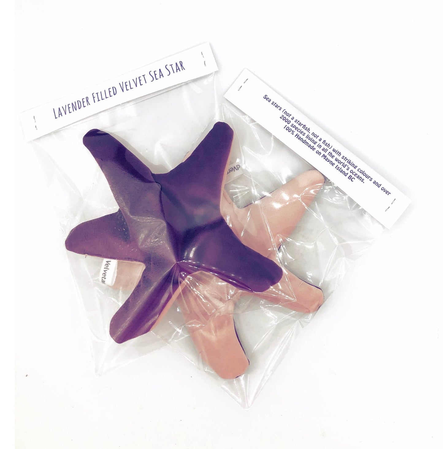 Lavender Filled Velvet Sea Star