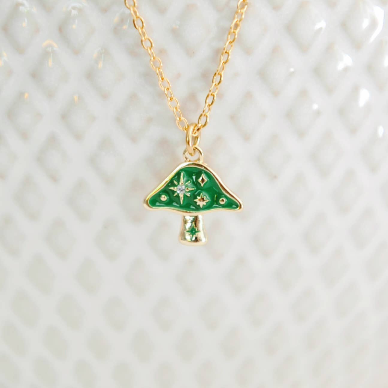 Field Mushroom Necklace
