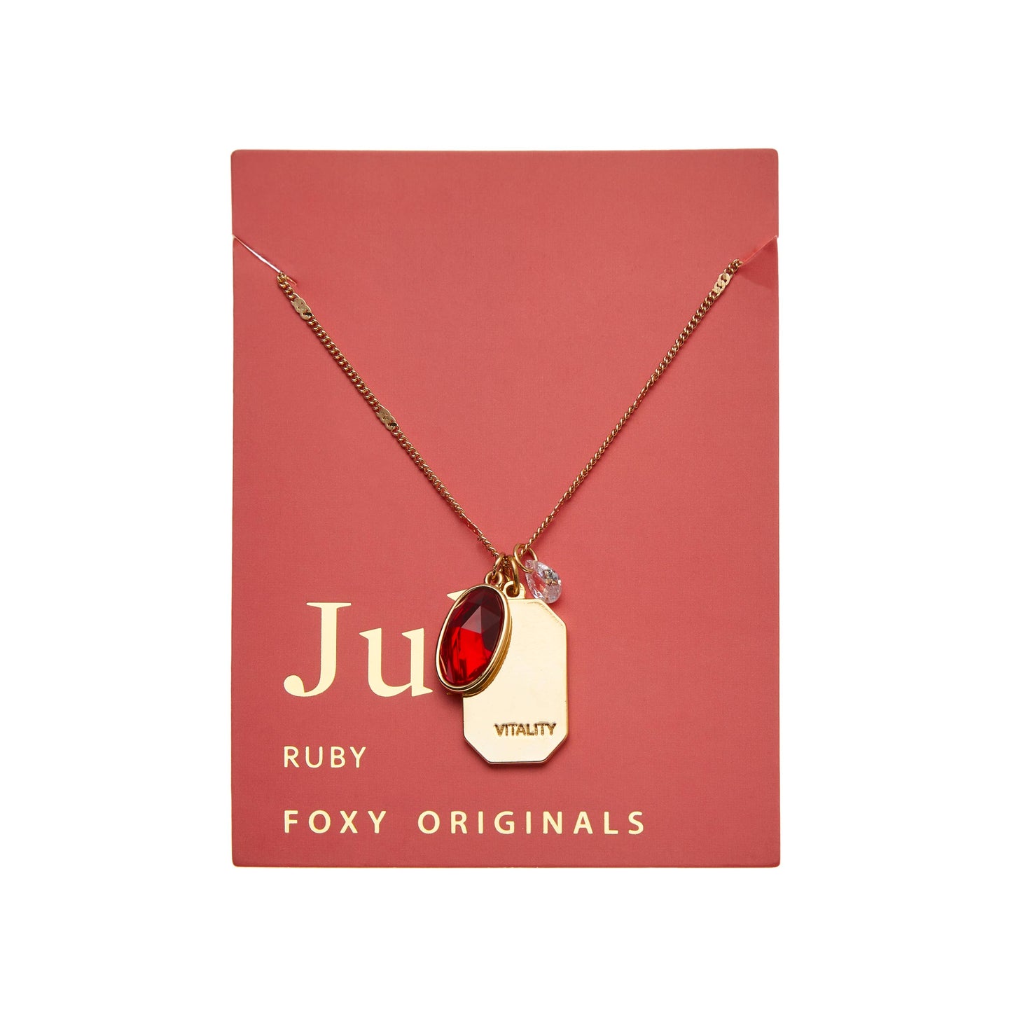 July Birthstone Necklace | Birthday Jewelry