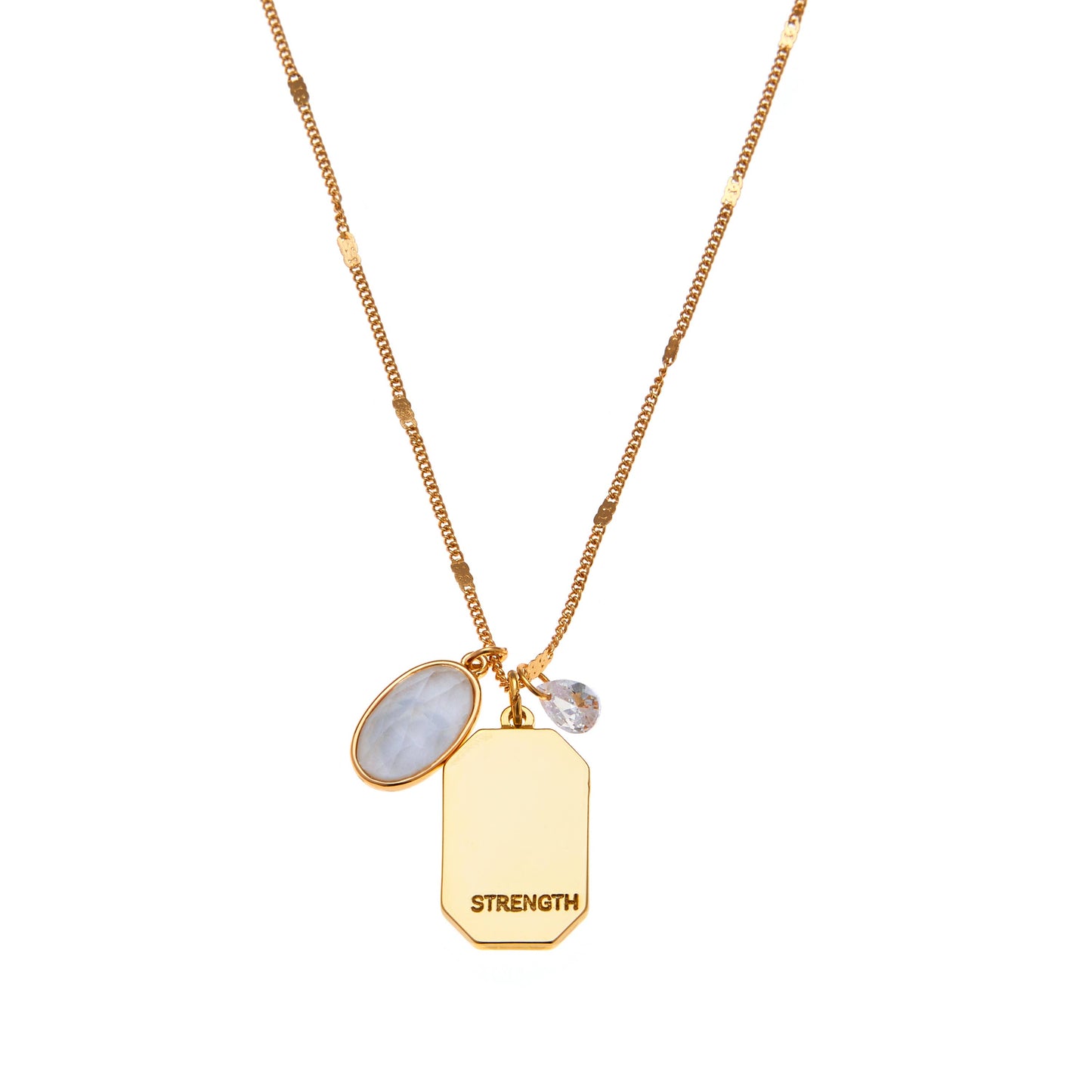 April Birthstone Necklace | Birthday Jewelry