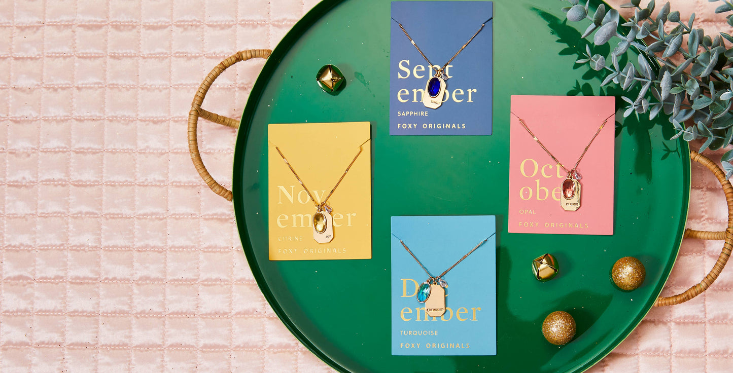 April Birthstone Necklace | Birthday Jewelry
