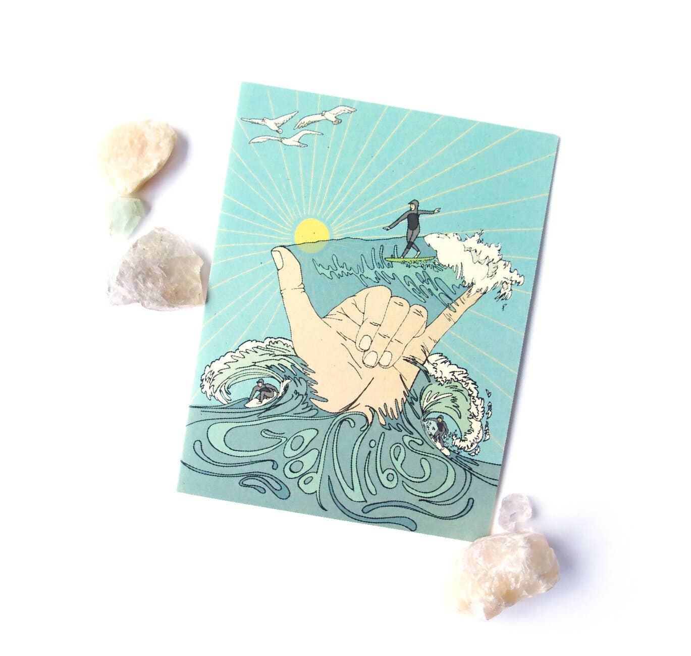 Good Vibes Shaka Card