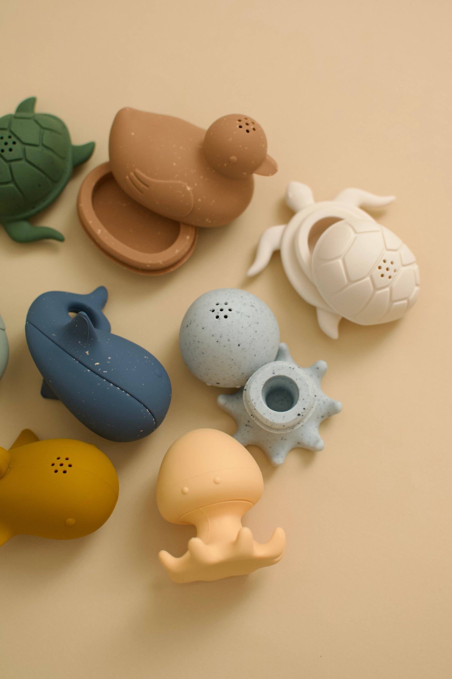 Bath toys 2 pack - Sage/Leaf