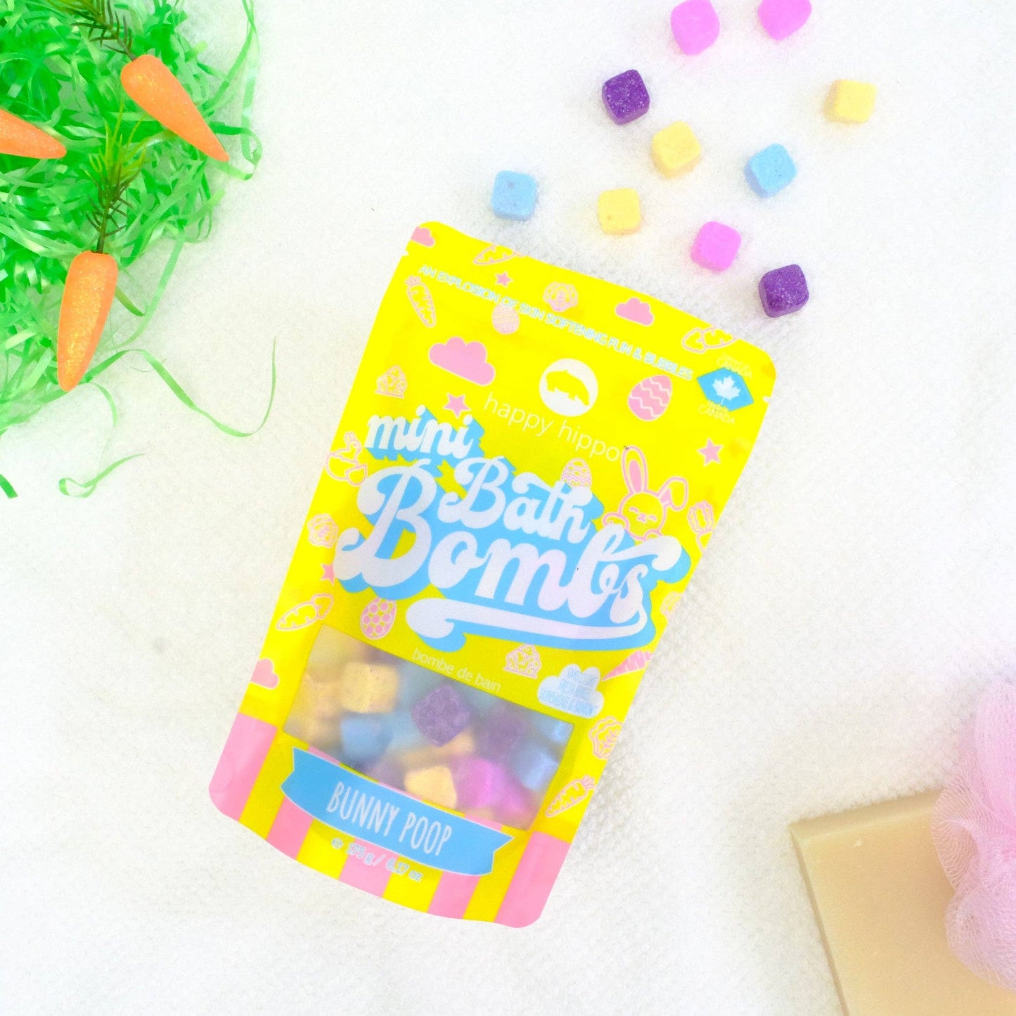 Bunny Poop- Mini Bath Bombs- Gift Bag