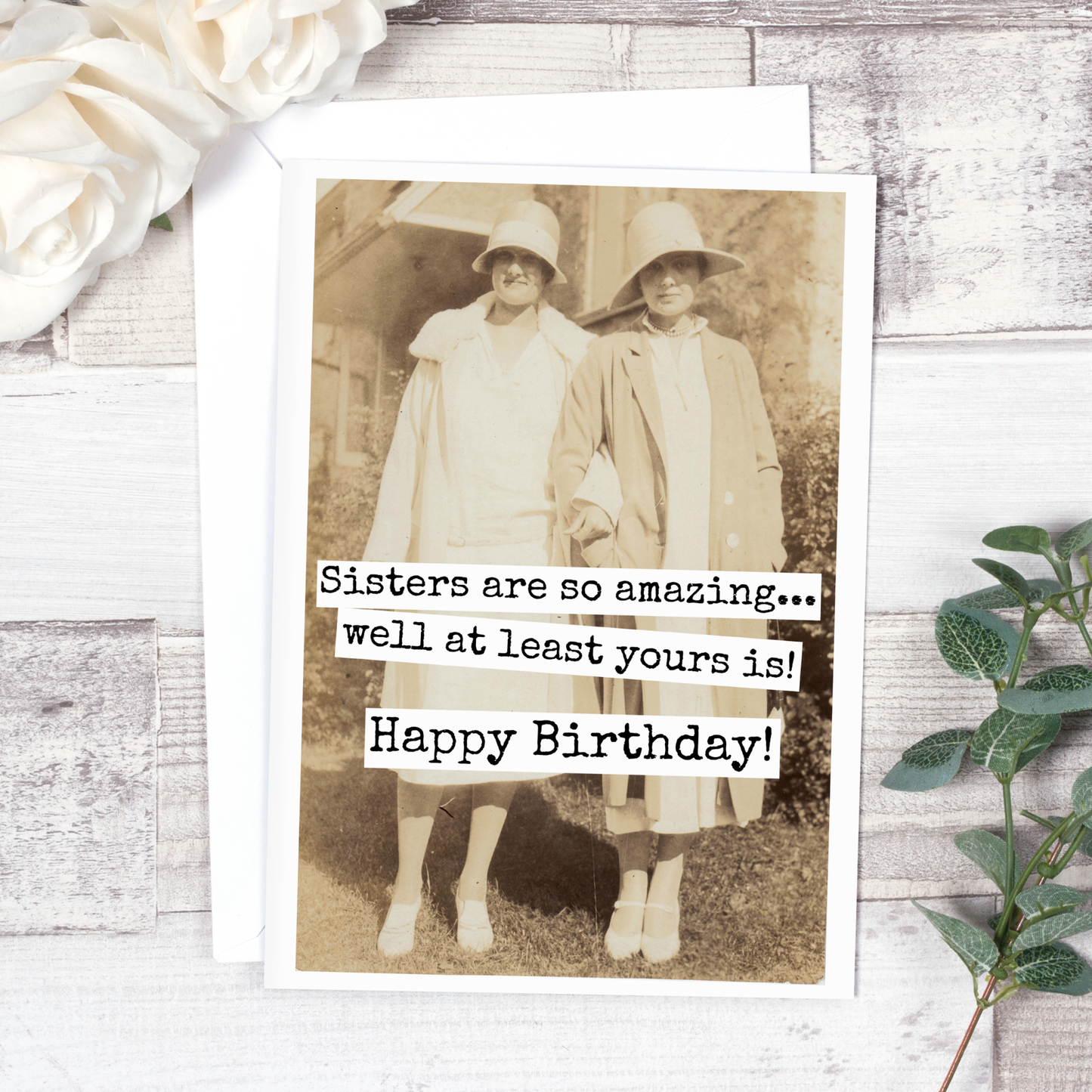 Sisters Are So Amazing... Birthday Card. 554