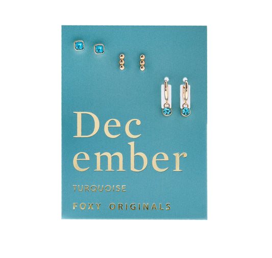 December Birthstone Earrings
