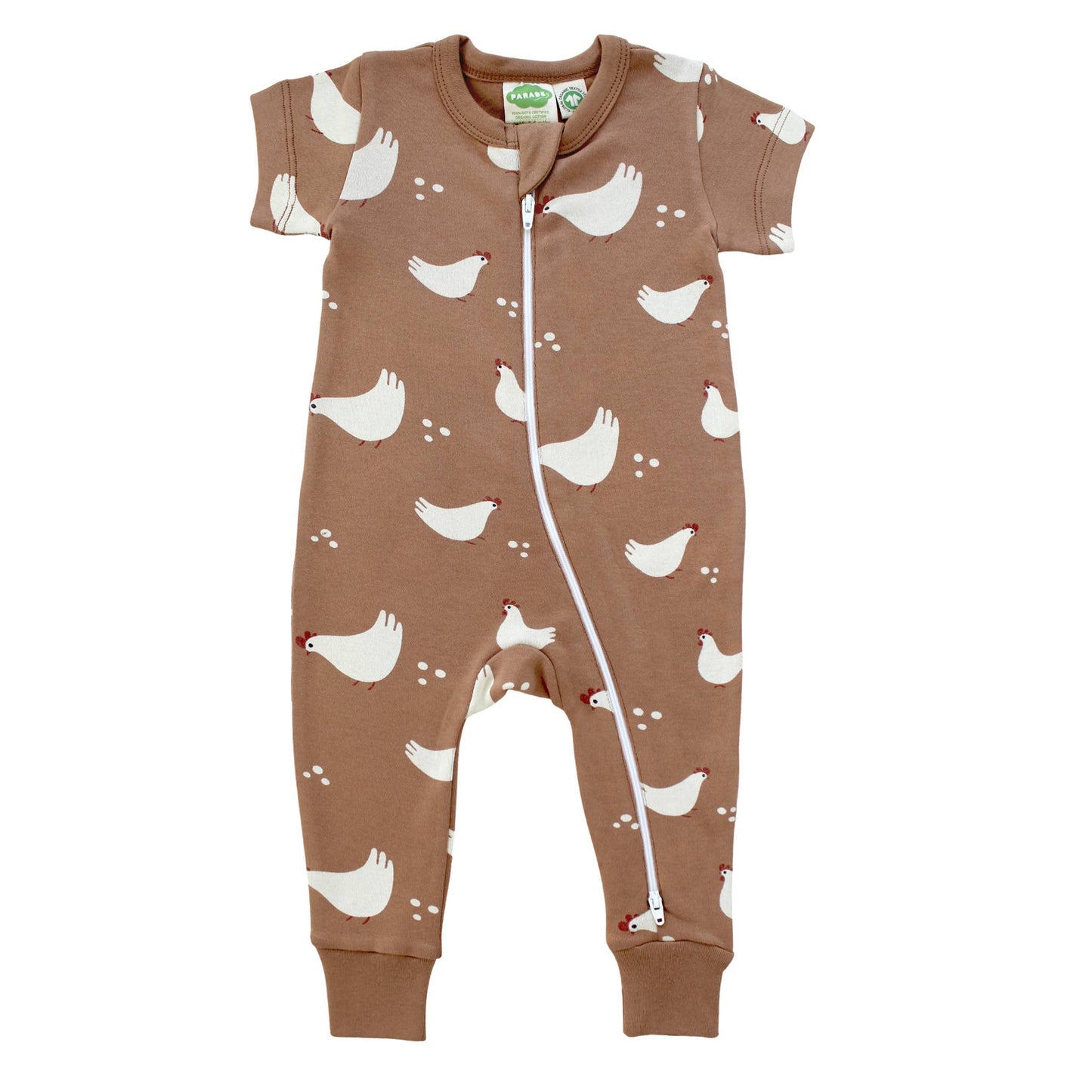 Signature Print '2-Way' Zip Romper - Short Sleeve: Oh Canada / 2T
