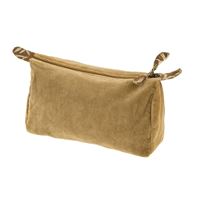 Velvet Pouch Bag Block Print Interior- Large