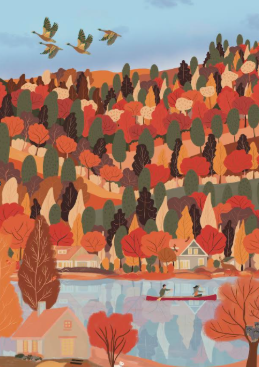 Changing Seasons | 1000-Piece Puzzle | Designed in Canada