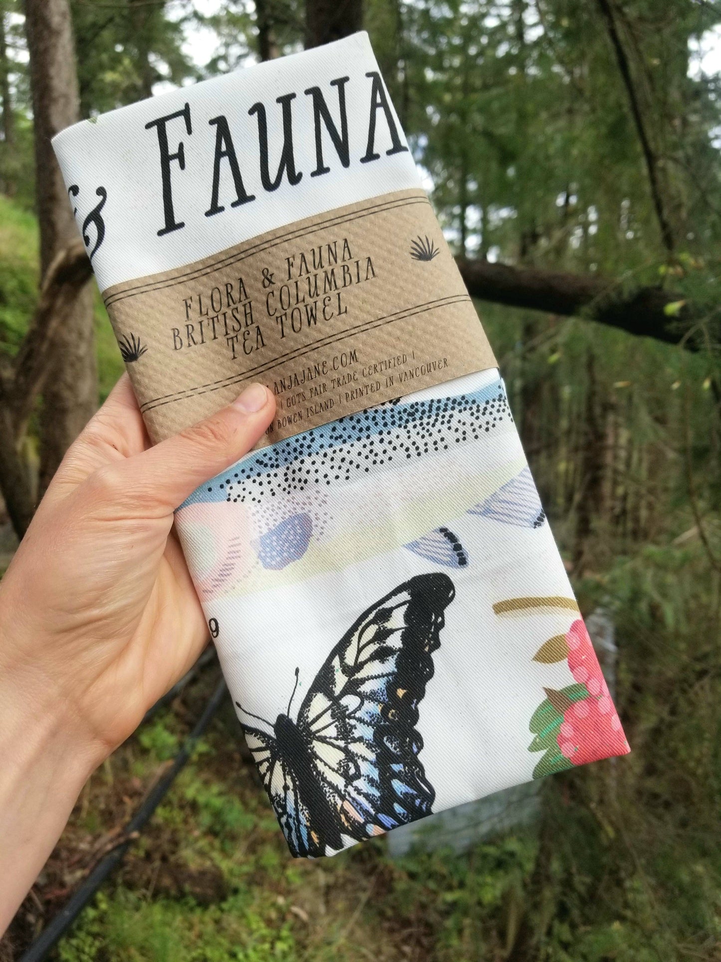 Flora + Fauna Tea Towel