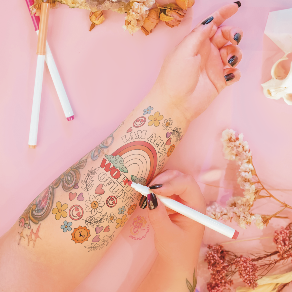 I’m Always Worthy of Love Temporary Tattoo