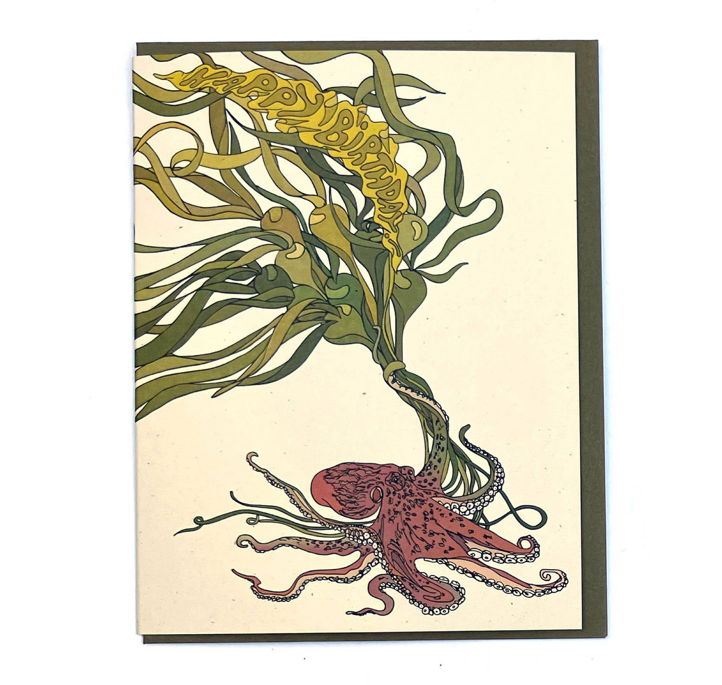 Octopus Birthday Card