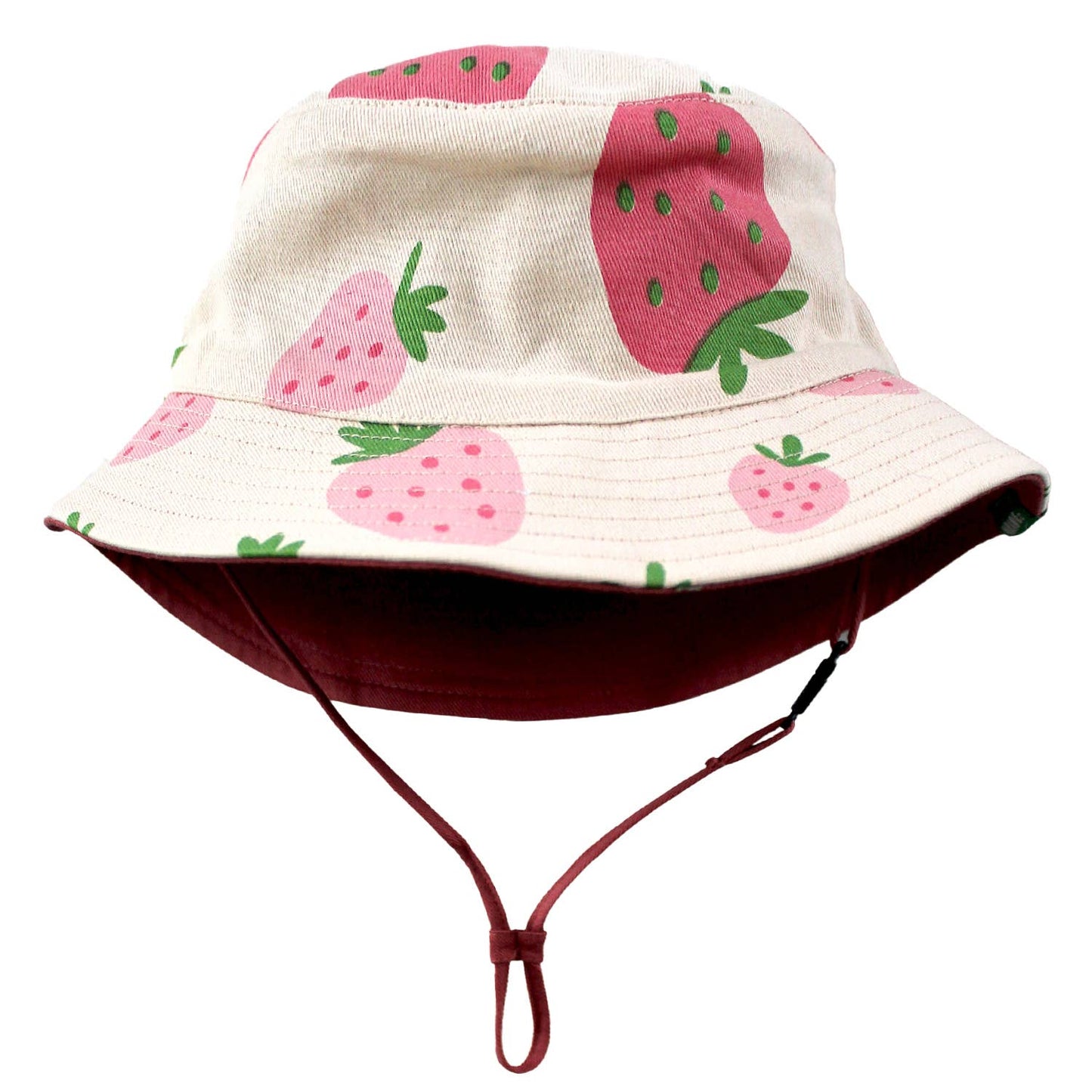 Reversible Organic Cotton Bucket Hats: Small (6-12 Months) / Pineapples and Honey