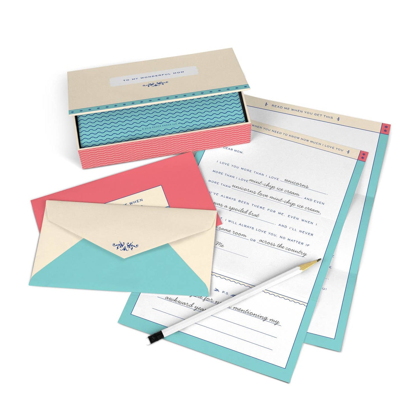 Letters to My Wonderful Mom Read Me When Box