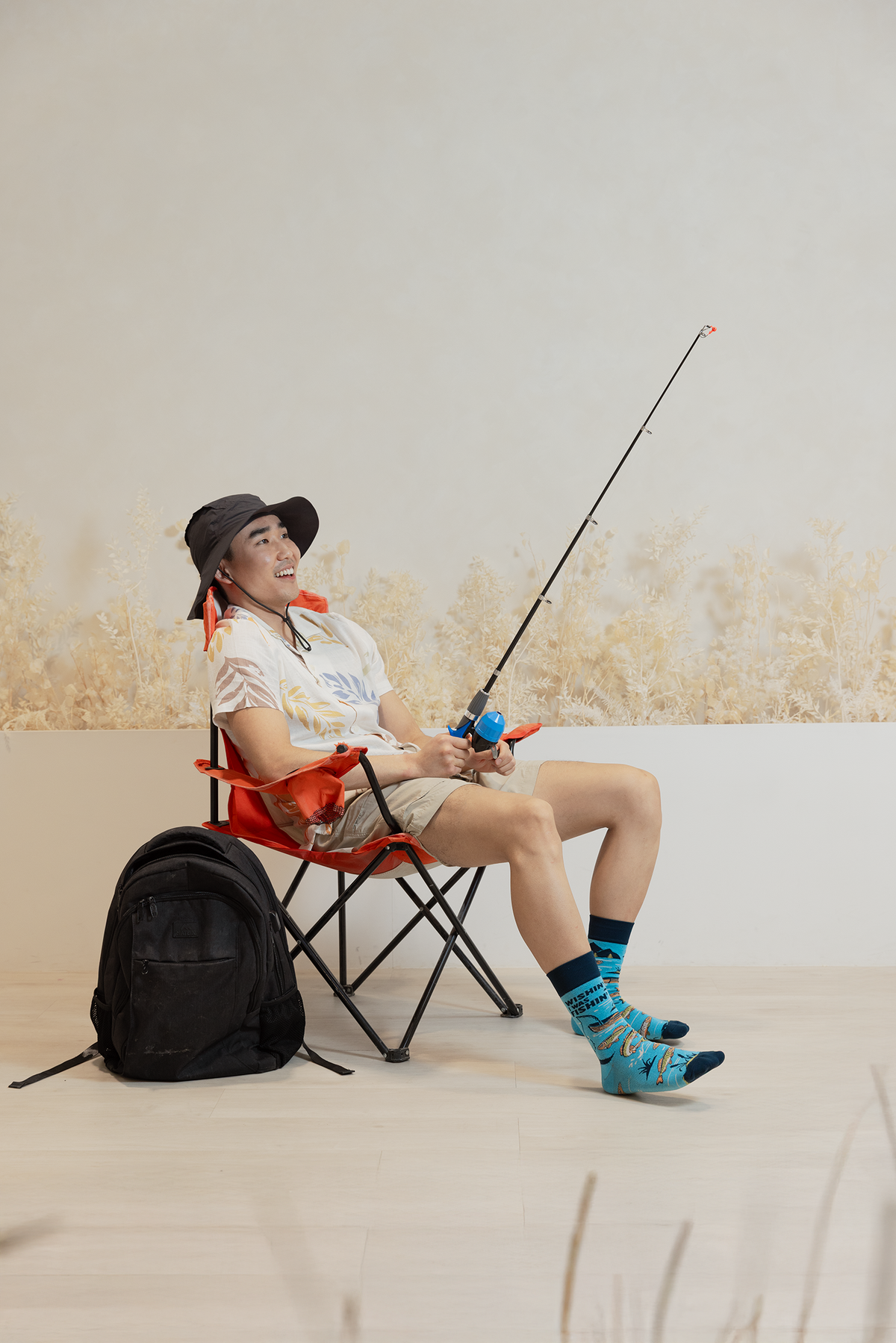 Wishin' I Was Fishin' Socks - M/L (Men)