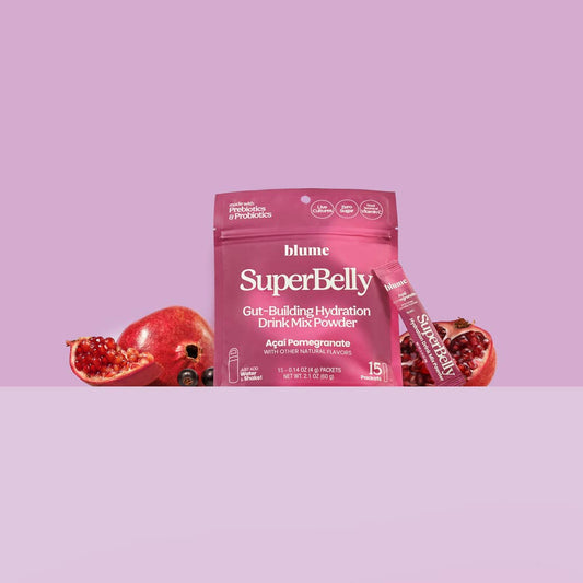 SuperBelly Hydration & Gut Mix, Açai Pomegranate