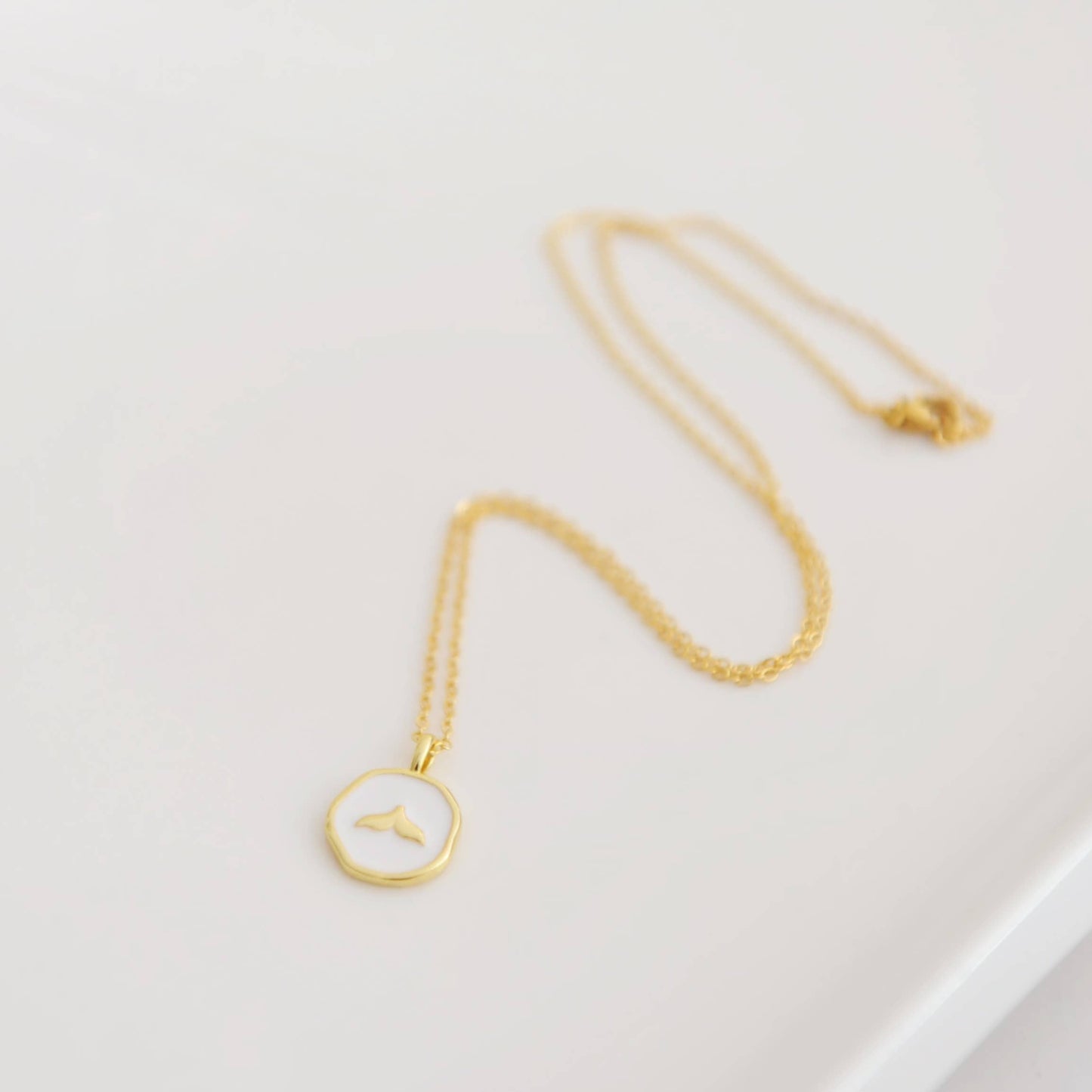 Nell Whale Tail Necklace