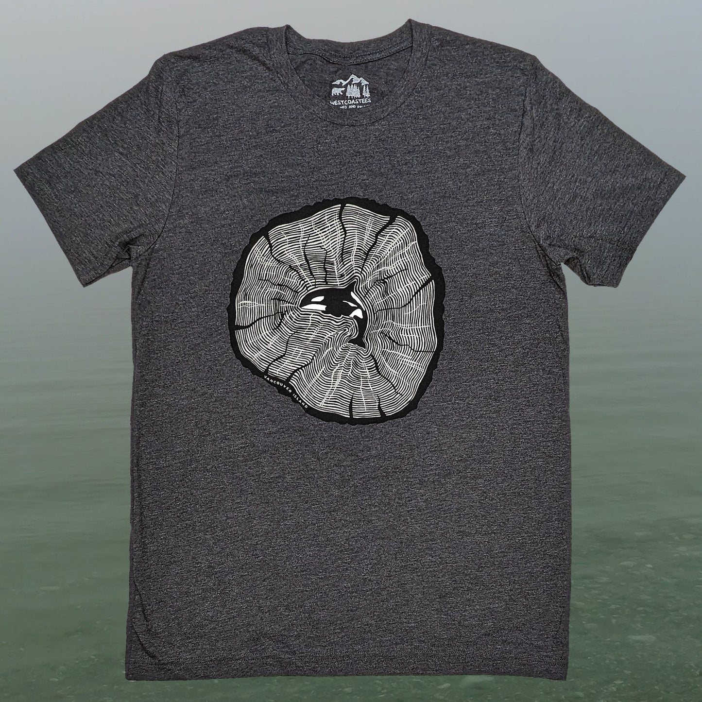 Orca Tree Rings Unisex T-shirt