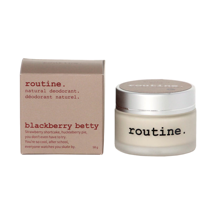 Blackberry Betty Natural Deodorant Jar-Routine Cream