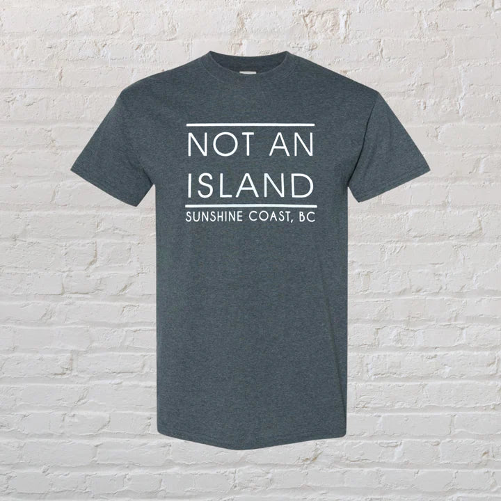 Not an Island -mens T-shirt