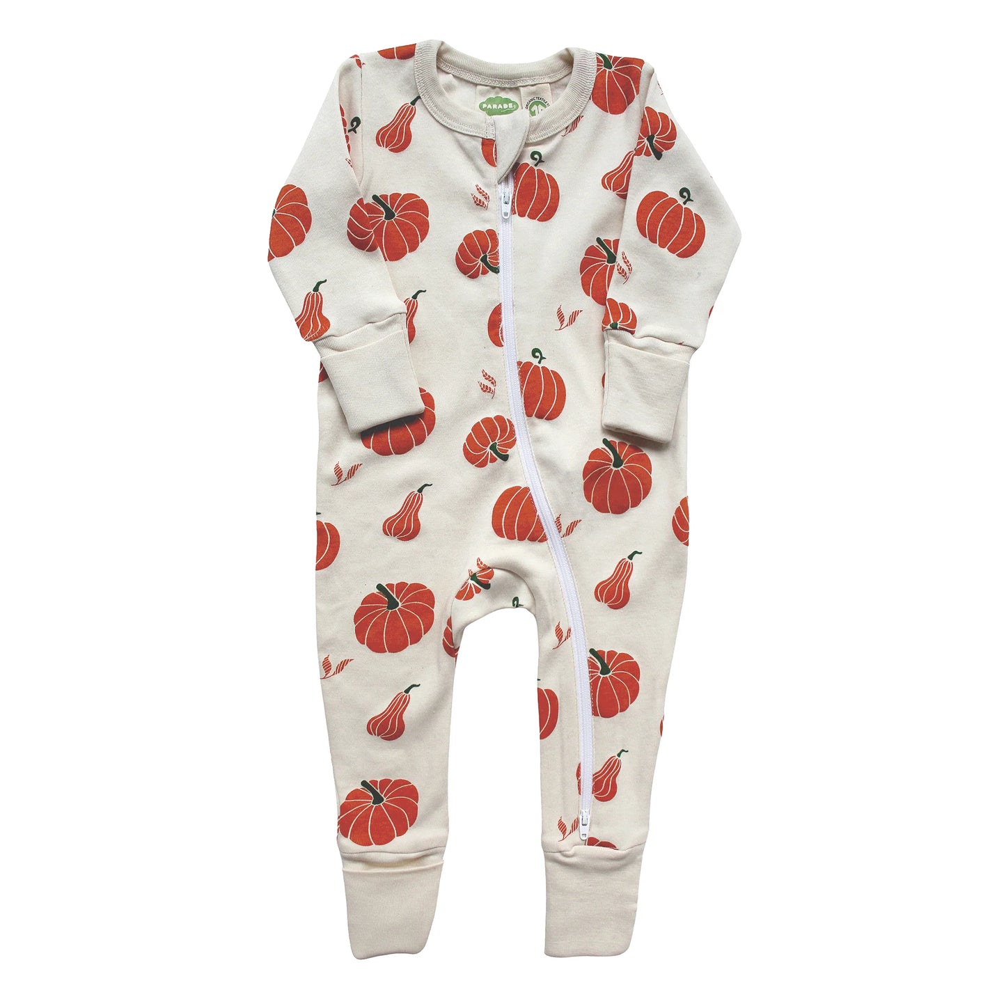 Organic Cotton Romper Pumpkins