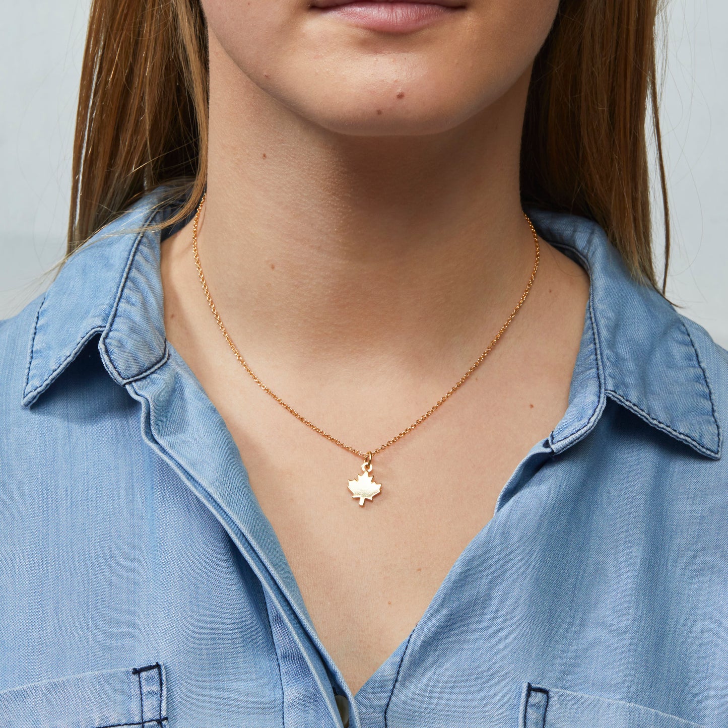Maple Leaf Pendent Necklace- GOLD or SILVER